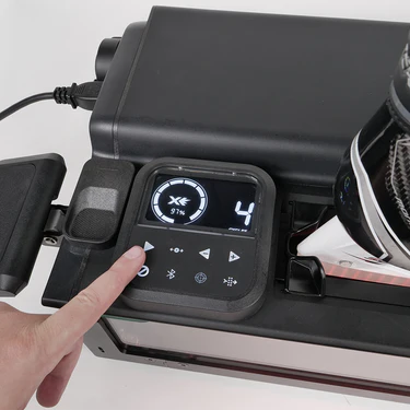 Setting the number of sharpening passes on the SPARX control panel